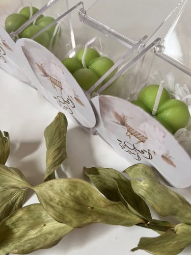 توزيعات مواليد شمع ببلز مع ثيم بالاسم