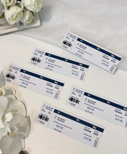 ثيم تذكرة طيران