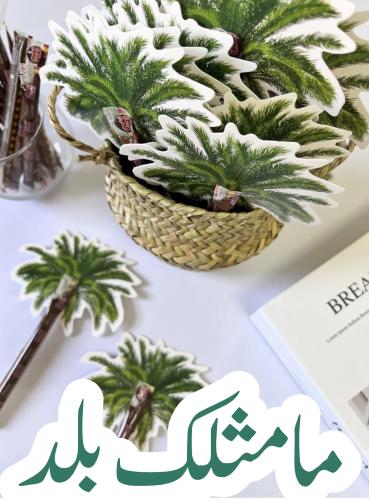 سله توزيعات ثيم النخلة