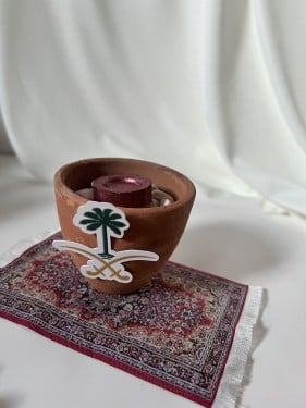 مبخرة فخار يوم التأسيس