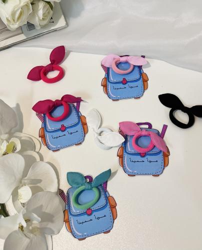 ثيم العودة للمدرسه مع ربطة شعر