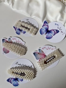 توزيعات ثيم العيد مع اكسسوار شعر