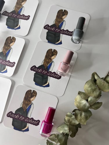 ثيم العودة الى المدرسه مع مناكير