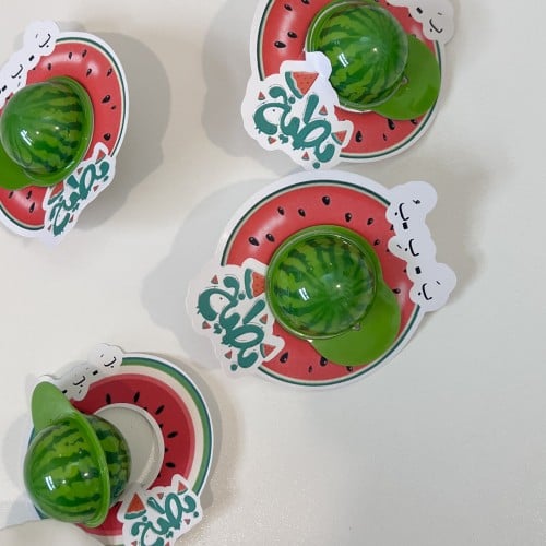 توزيعات حرف ب مع حلاوه شكل بطيخ