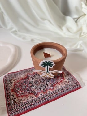 شمعه فخار ثيم يوم التأسيس