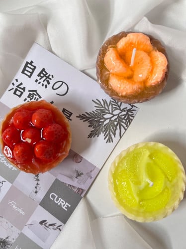 تارت شمع فواكهه