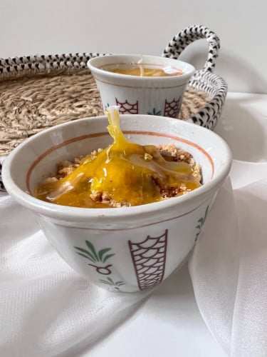 فنجان قهوه شمع