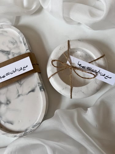 قطعين قاعده شمع او اكسسوار