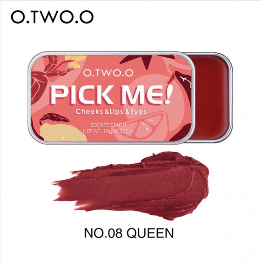 بلاشر وظلال عيون وروج 3*1 كريمي من او تو او O.TWO.O