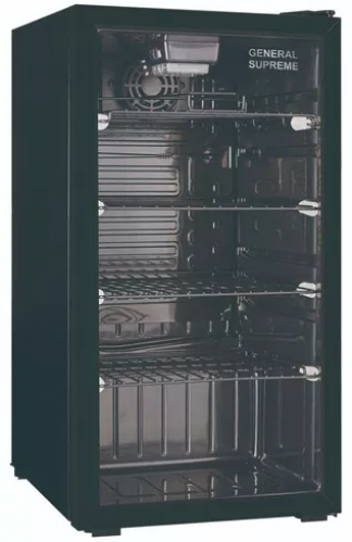 جينرال سوبريم ثلاجة ، بسعة 92 لتر ، اسود - GS 132