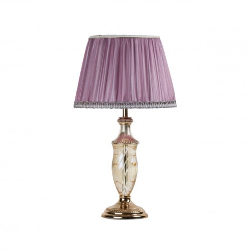 اباجورة كريستال درجة أولي مطعمة بالذهبي الفرنسي/LT1592-FGD