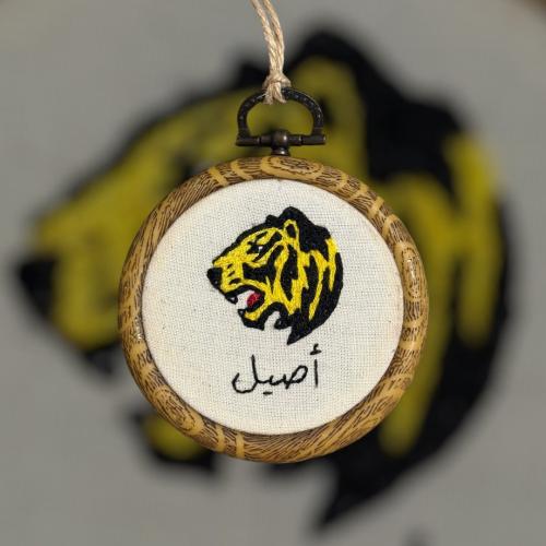 تعليقة سيارة وجهين مقاس ٧ سم