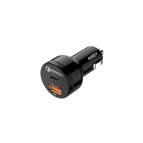 فيش سيارة مدخل تايب سي و يو اس بي من AUKEY