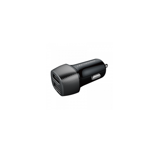 فيش سيارة مدخلين USB 24W من LECTRONIC