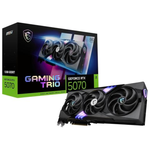 MSI RTX 5070 GAMING TRIO X3 OC 12G كرت شاشة