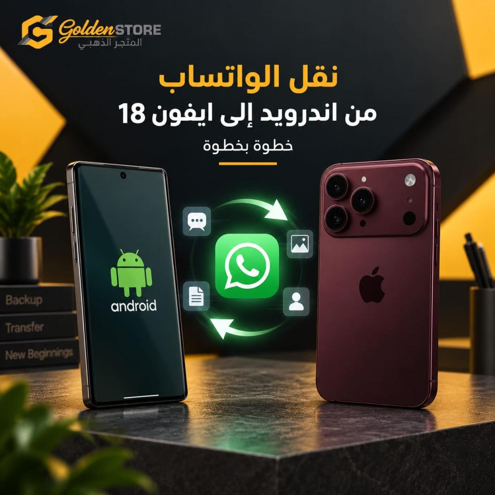 نقل الواتساب من اندرويد للايفون خطوة بخطوة بدون فقدان محادثة واحدة