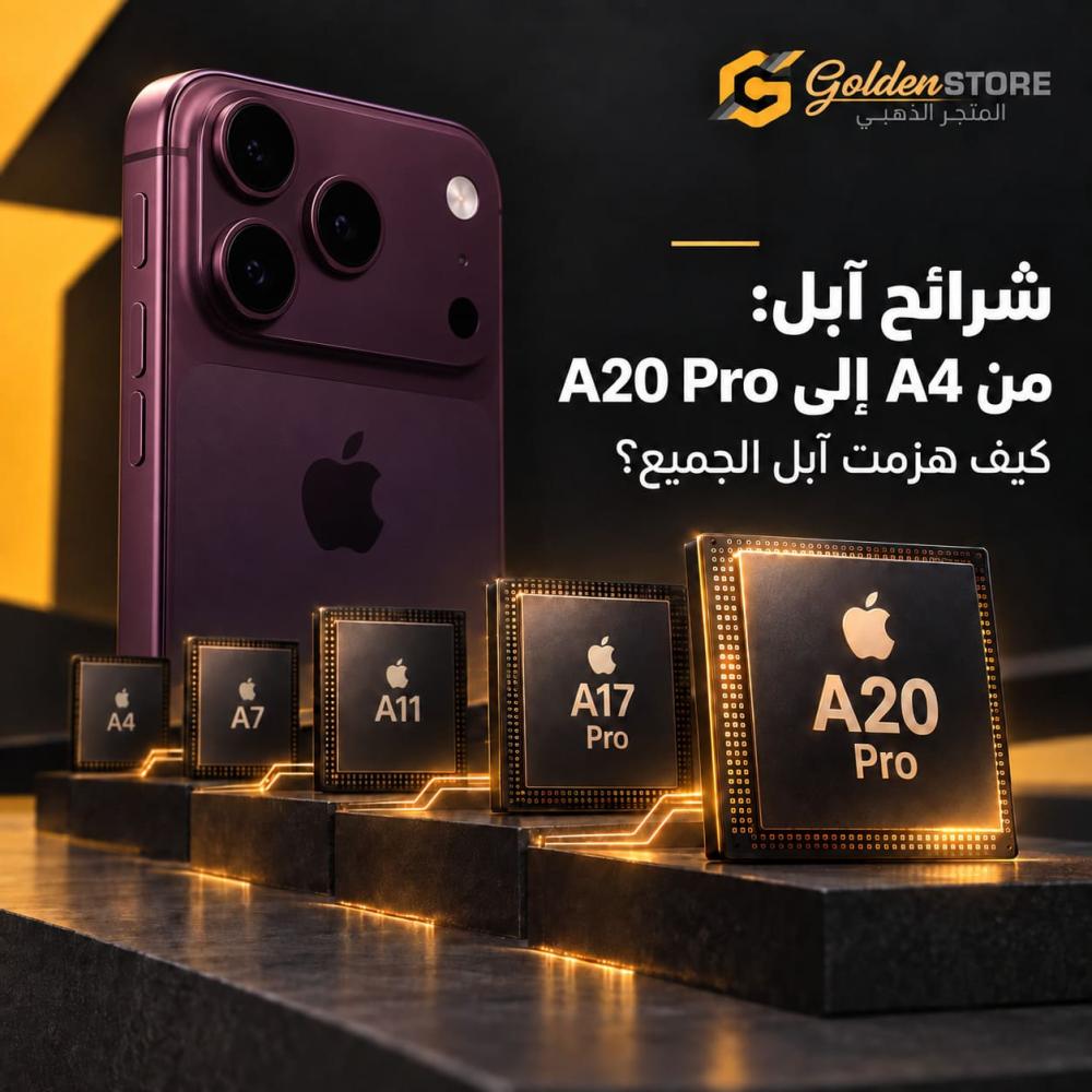 شرائح آبل: من A4 إلى A20 Pro.. كيف هزمت آبل الجميع؟