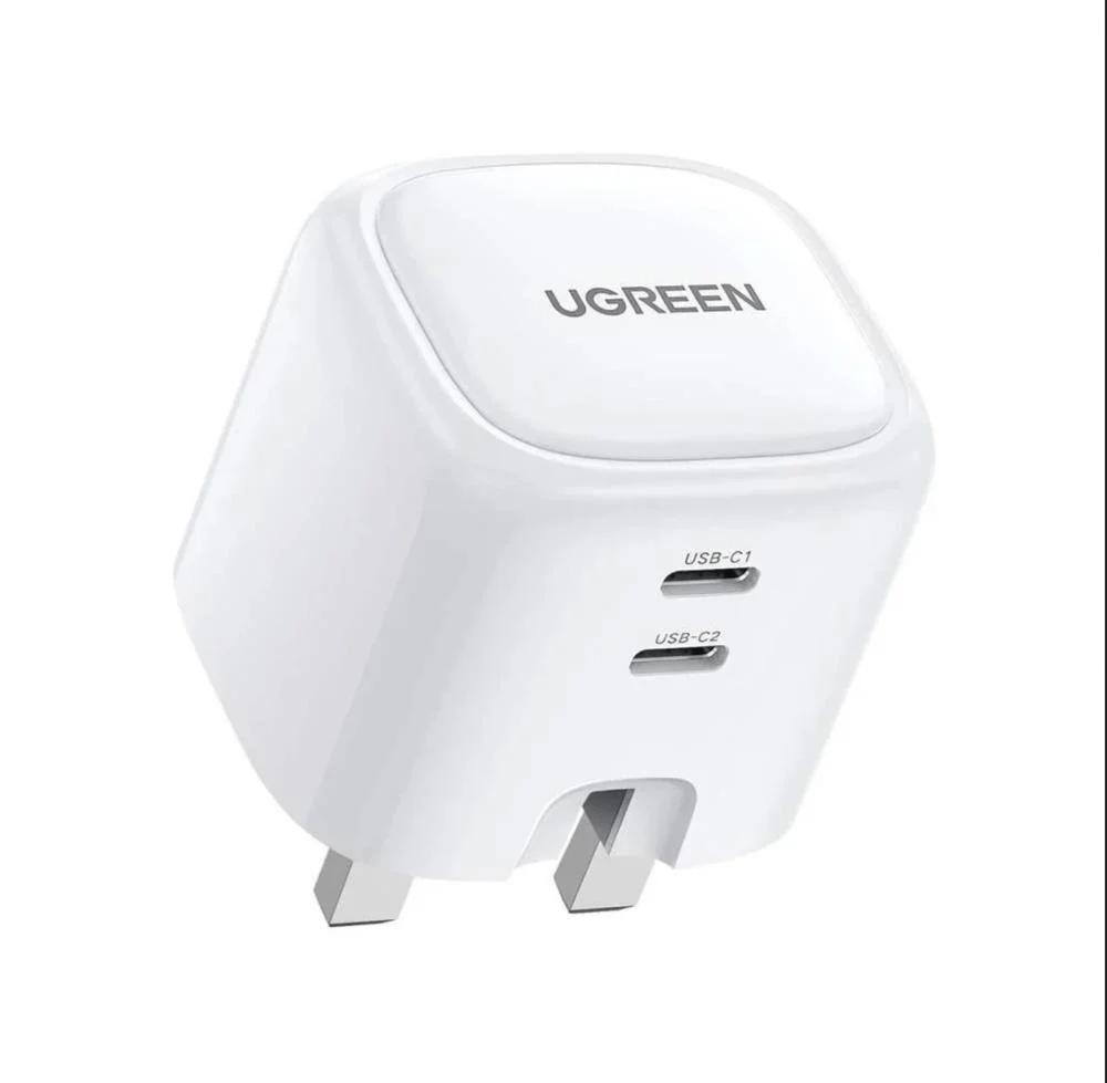 شاحن جداري يوجرين بمنفذين 45 واط