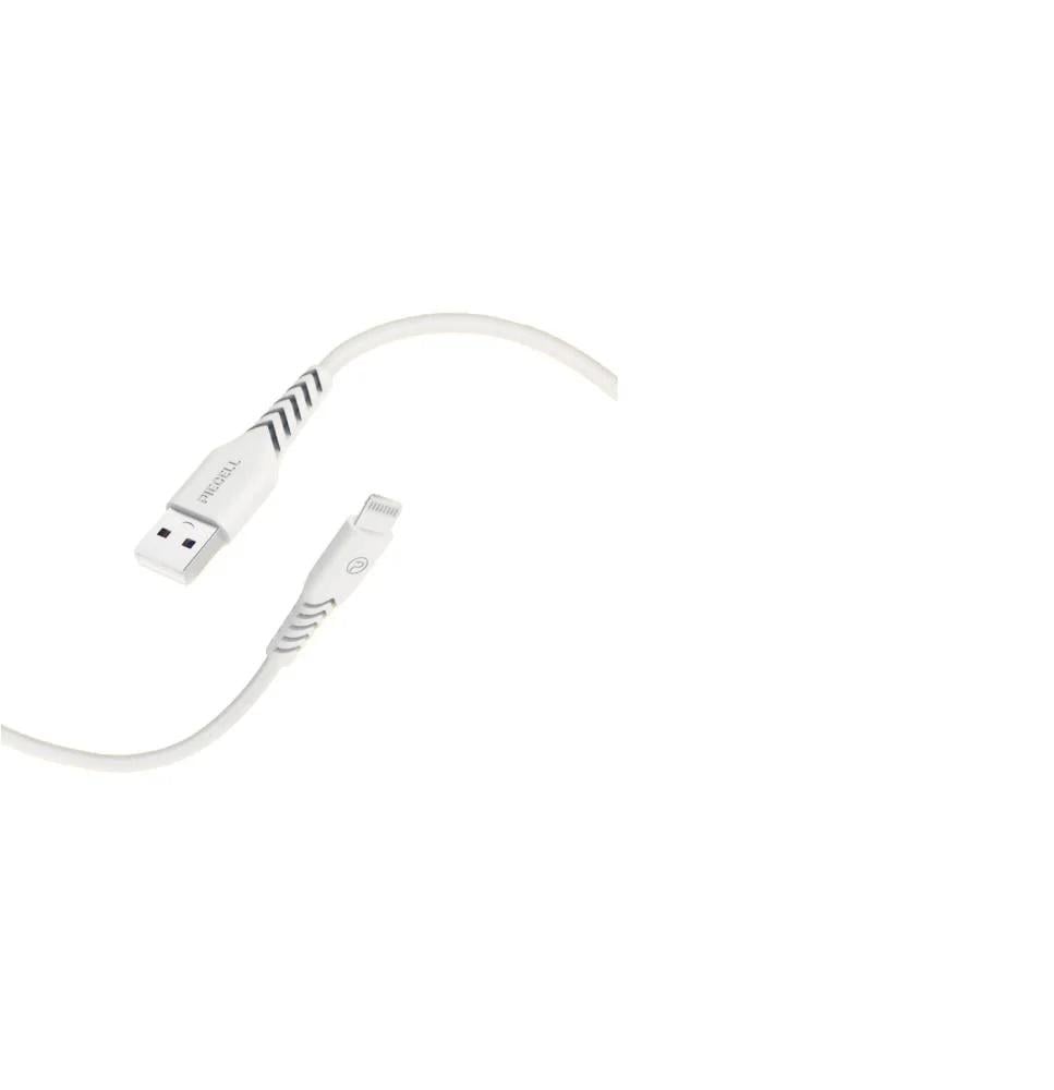 شاحن ايفون لايتينج USB Piecell ابيض