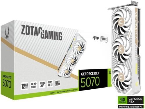 ZOTAC GAMING GEFORCE RTX 5070 AMP WHITE ED 12GB
