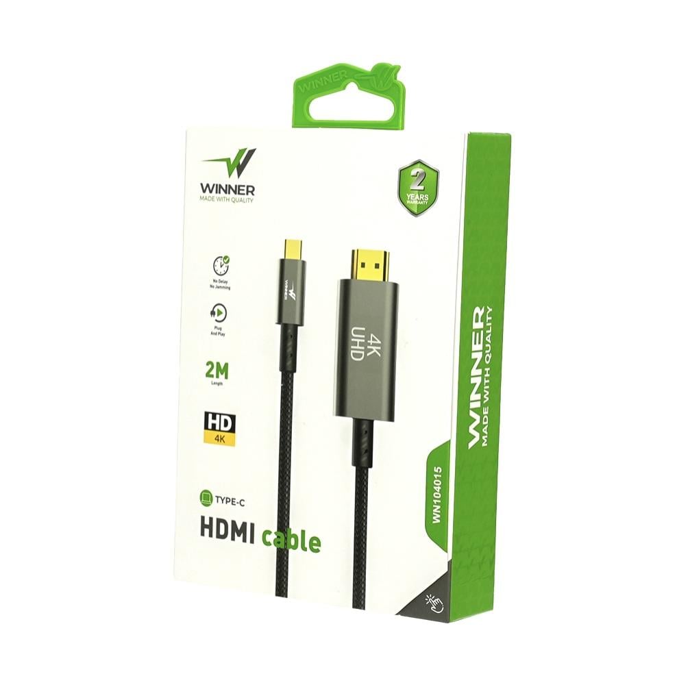 Winner كيبل اتش دي ام أي الى تايب سي