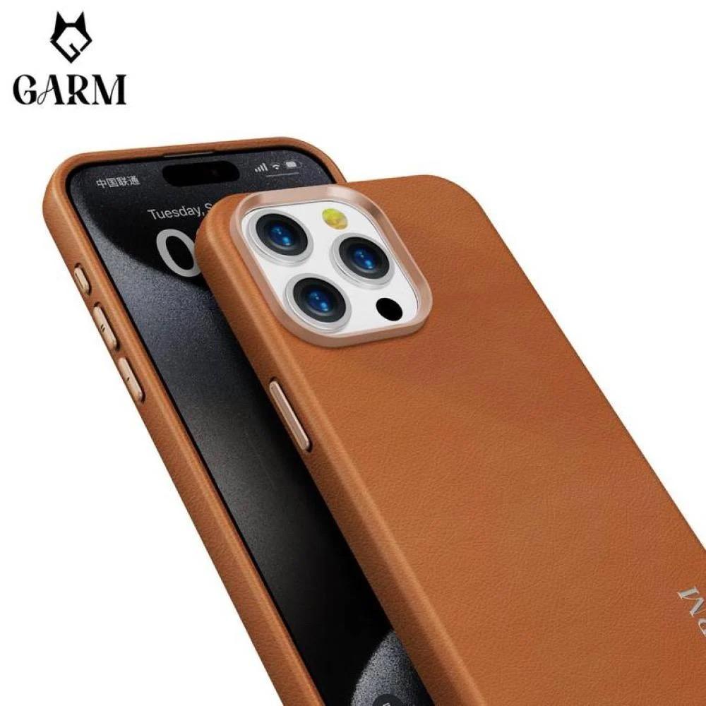 كفر جوال ايفون 15 بني GARM