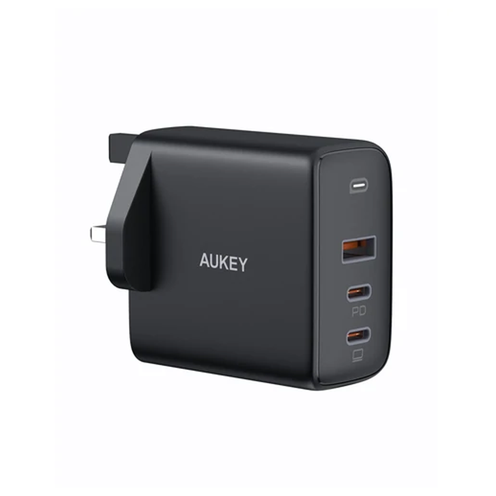 شاحن جداري 90 واط بمنفذين تايب سي و USB