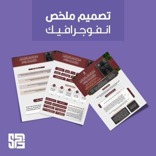 تصميم ملخص انفوجرافيك