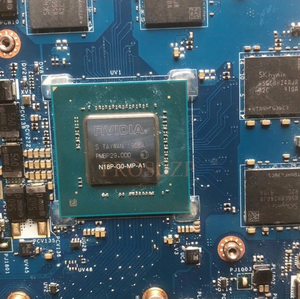 لوحة الأم لابتوب ديل انسبايرون Dell Inspiron P125G i7-8th motherboard -