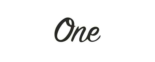 One