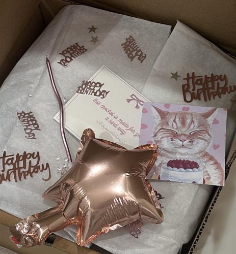 Birthday gift packaging