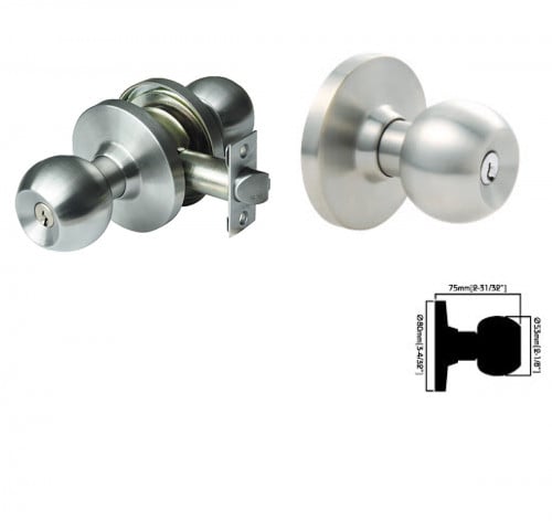 كيلون رمانة مفتاح جهتين وجة كبير لون استنلس