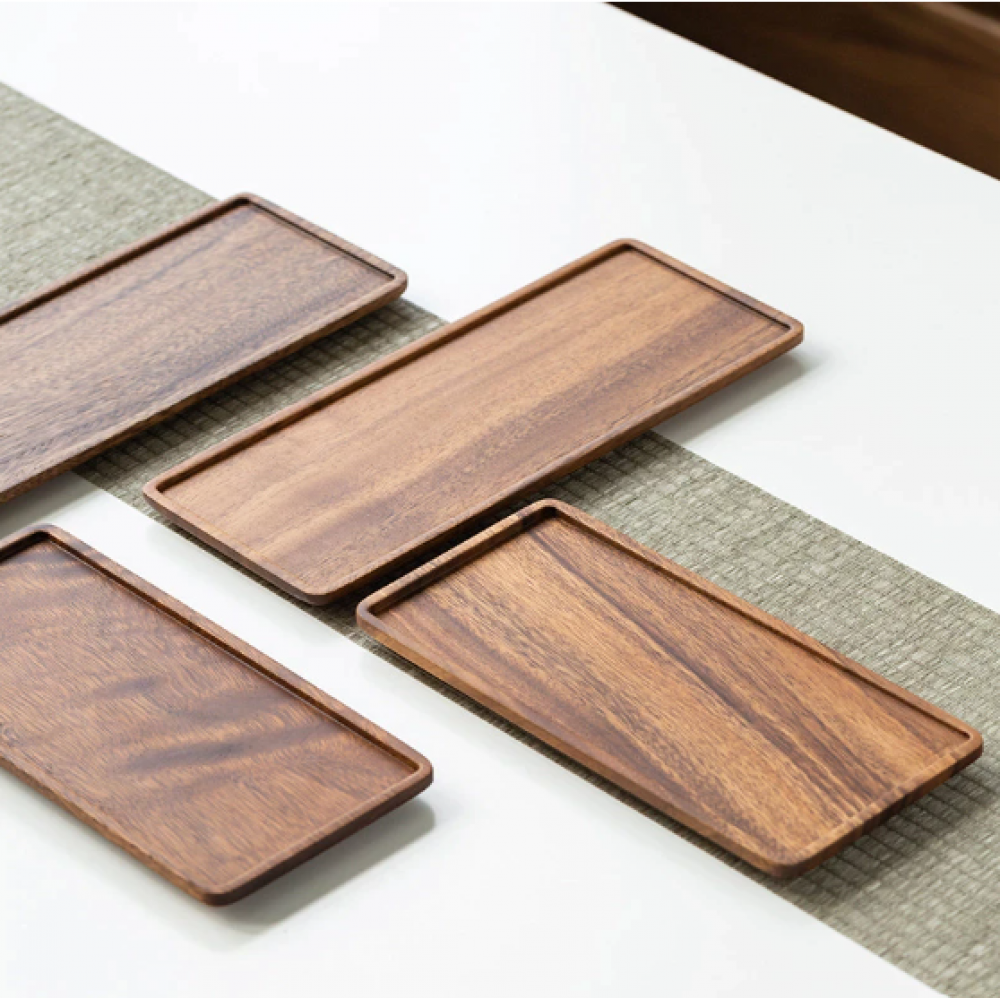 صينية خشبي متعددة الاستخدام