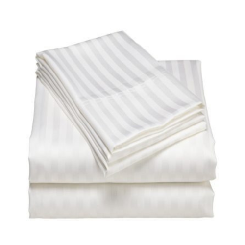 شرشف فندقي فاخر مقلم - Bed Sheet Hotel