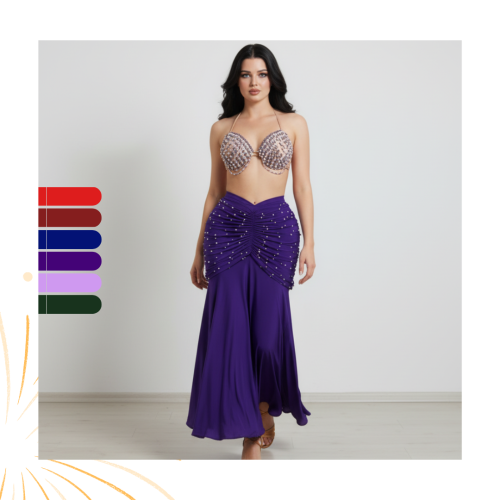 Lulu Egyptian dance suit, luxurious and elegant, multi-colored