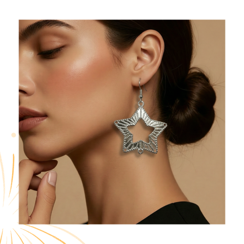 حلق اذن للرقص الشرقي نجمة