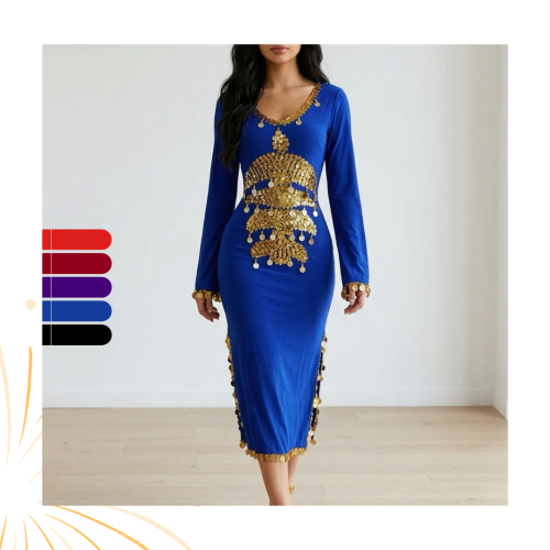 Haifa Wehbe's galabiya for Upper Egyptian dance