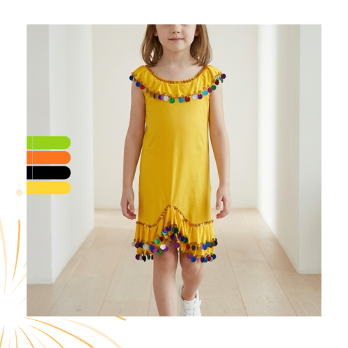 Egyptian Alexandrian dance dress for children