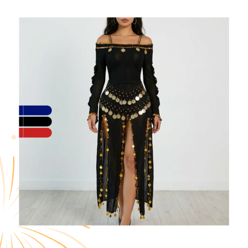 جلابية رقص مصري مميزة الوان متعددة