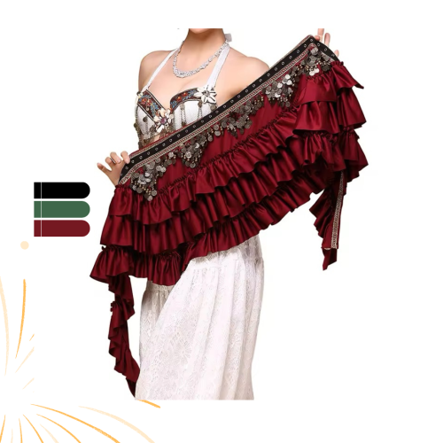 Luxury belly dance tie