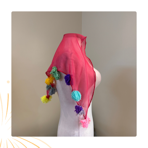 Belly dance hair ties