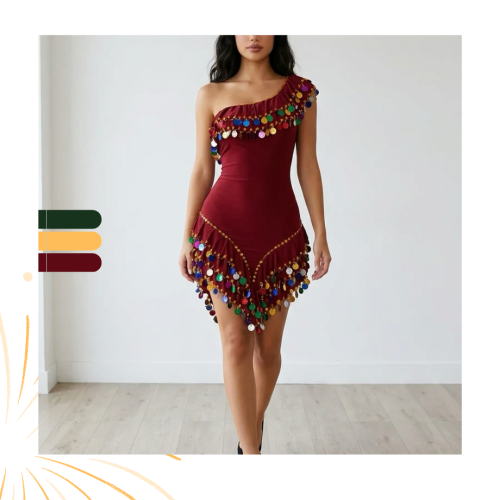 بدلة رقص اسكندراني نسائي الوان متعددة