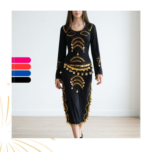 Haifa Wehbe's galabiya for Saidi dance