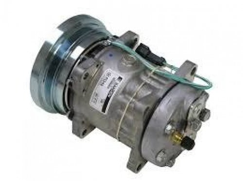 11604A# كمبروسر مكيف فولفو تركتور /COMPRESSOR SANDEN 4464-4604-6009 B-1 24V EAR MOUNT H-PAD