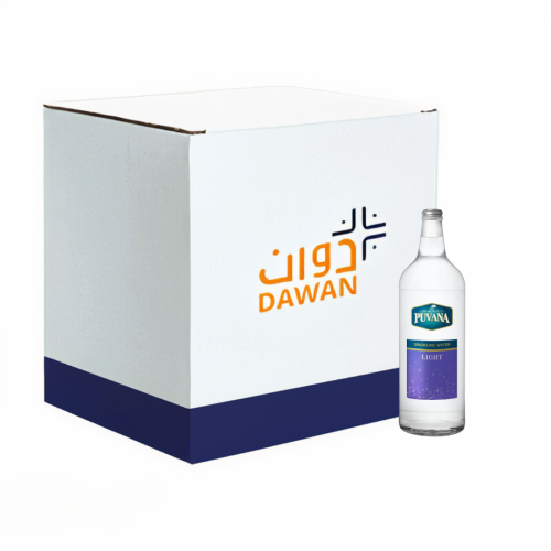 مياة بيوفانا فوارة (لايت) - زجاج - ١ لتر / ١٢ عبوة بالكرتون