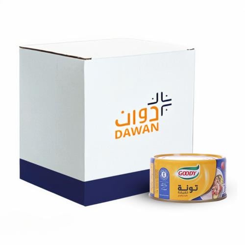 تونة قودي خفيفة بالماء والملح 185جم / 48عبوة بالكرتون