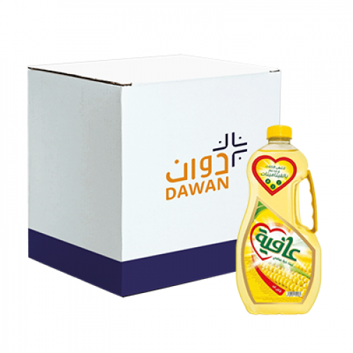 زيت ذرة عافية 1.5 لتر / 6 عبوات بالكرتون