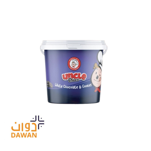 شوكلاتة بيضاء مع كوكيز اوريو  انكل شوكو / 5K