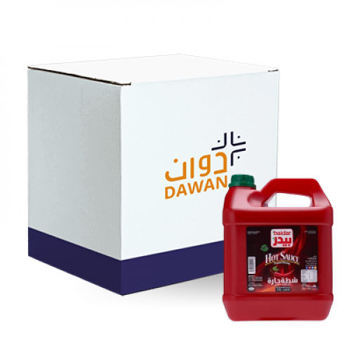 شطة حارة بيدر 5 كغ / 4 عبوة بالكرتون