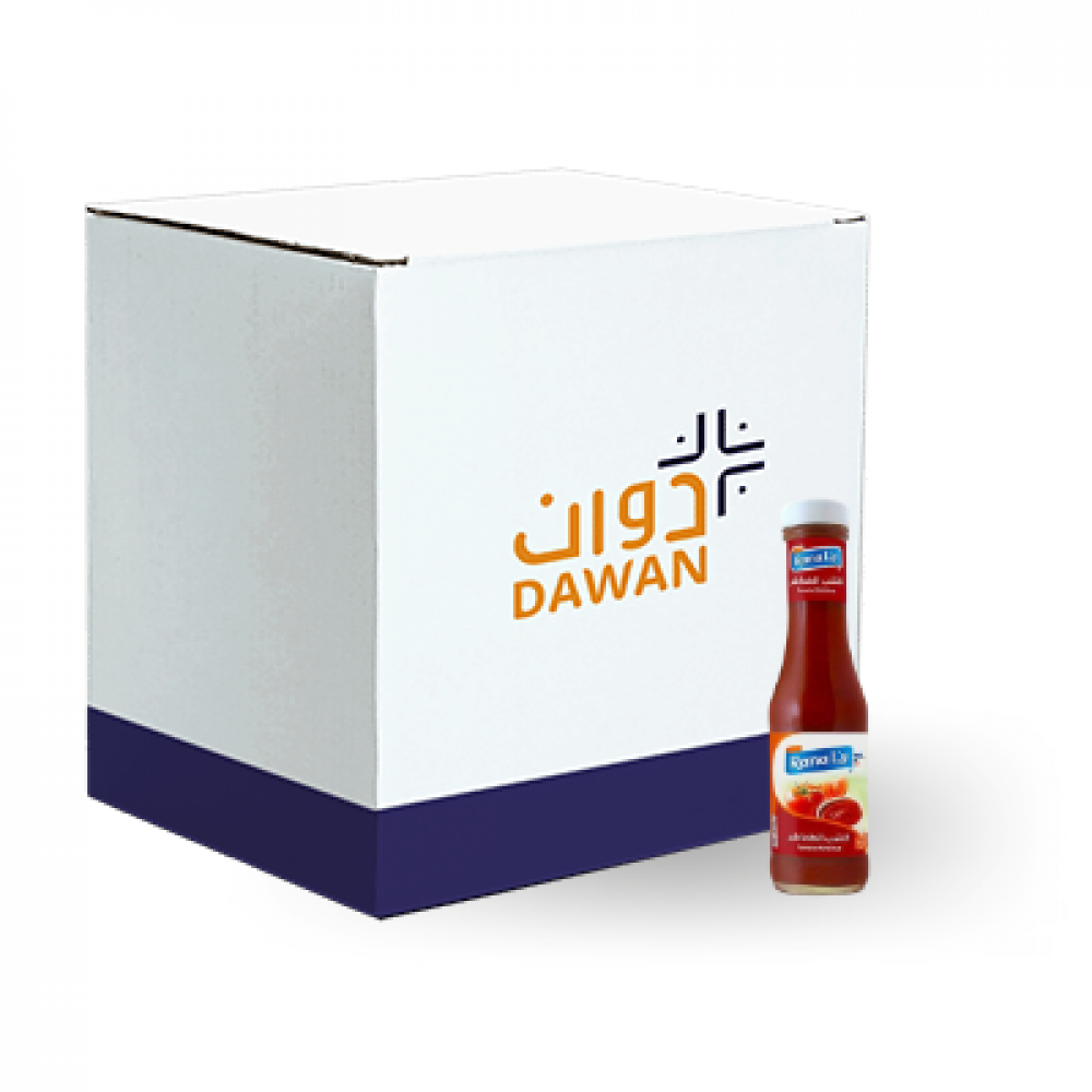 كاتشب رنا 340 جم / 12 حبة بالكرتون